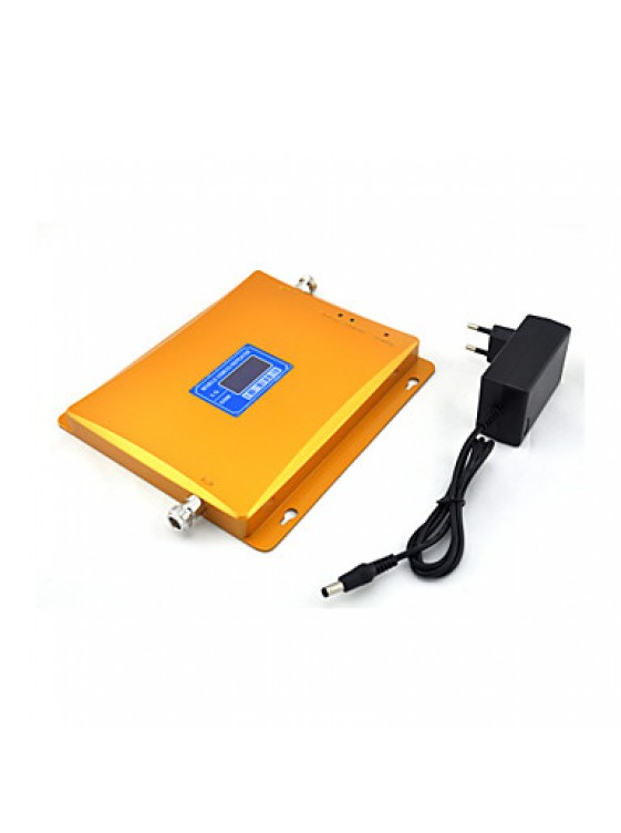 GSM 900mhz 3G W-CDMA 2100mhz Signal Booster Mobile Phone Signal Repeater LCD Display / Dual Band