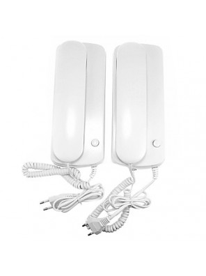 Home/Office Wired Intercom Telephone System with Wall Mount (2-Pack) 