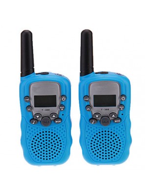 Pair of T-388 Lovers Talking Mini 8KM Handheld1" LCD Screen Walkie Talkie Two Way Radio with Flashlight