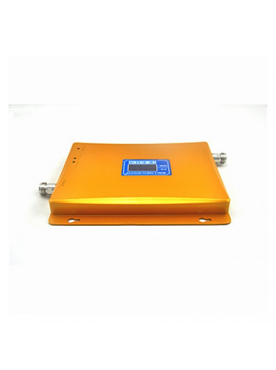 GSM 900mhz 3G W-CDMA 2100mhz Signal Booster Mobile Phone Signal Repeater LCD Display / Dual Band