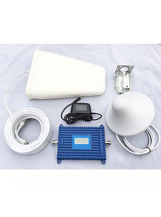 70dbi Gain Signal Repeater AWS 1700Mhz 2100Mhz Cell Phone Signal Booster LCD Screen Mobile Signal Amplifier Full Kits