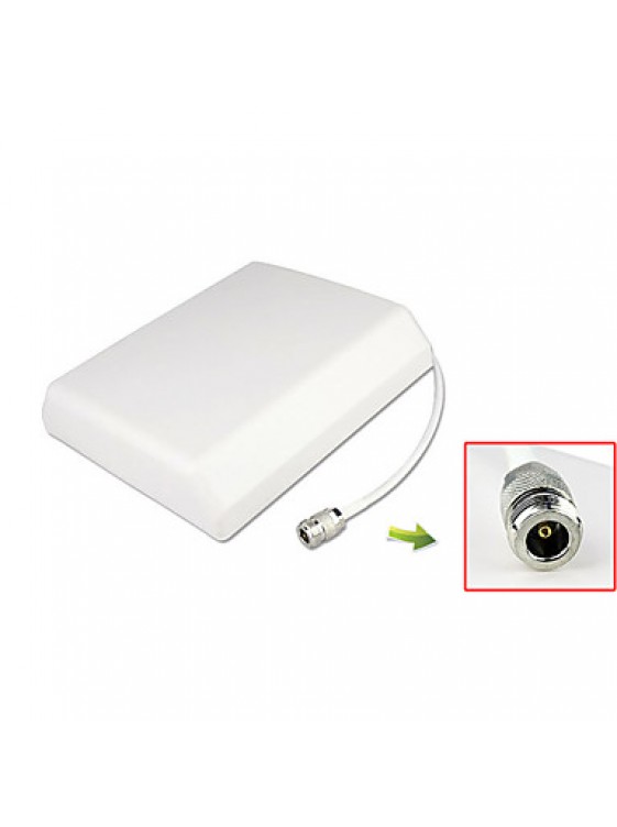 2G GSM 900mhz DCS 1800mhz 4G LTE Signal Booster Mobile Phone Signal Repeater with Log Periodic Antenna / Panel Antenna