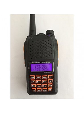 UV-6 PLUS 7W Dual-Band 136-174/400-520MHz FM Ham Two-way Radio 