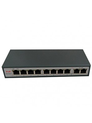 8 + 2 Standard Poe Smart Switch Supports Ieee802.3Af Power Over Ethernet Standard Factory Outlets